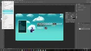 How to use Photoshop CC 2019 in file menu bar options | Hindi_Part 19.