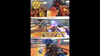 All Mythic Draw Guns Kill Effect In Cod Mobile