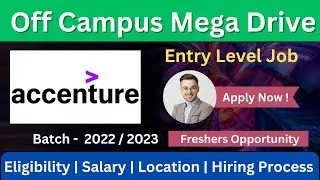 Career Boost: Accenture Off Campus Drive for Associate Role | Apply Now!