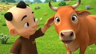 Em Đi Chăn B&ograve; Lyrics Remake | Nhạc Thiếu Nhi Vui Nhộn | Hoạt H&igrave;nh Thiếu Nhi