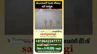 తెలంగాణలో రెండు రోజులు ఇదే ప&zwnj;రిస్థితి| Telangana Weather Alert | Heavy Cold Wave | TS Weather Update