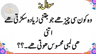 Top Islamic Questions & Answers | Islamic Quiz in Urdu | Brain Test Islamic Riddles