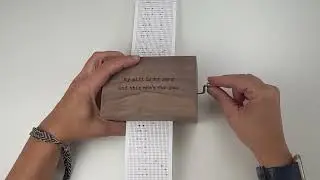 Your song. Elton John. Custom made music box