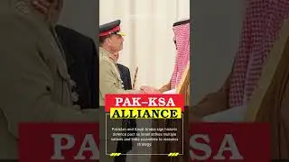 #pakistan #saudiarabia Defence Pact Sends Shockwaves #indiaisrael on Alert After Regional Attacks