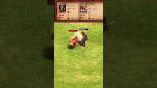 Leonidas vs Lady Alexstrasza (AoE2) (WoW mod) #Shorts