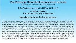 The Emergence of Cortical Representations | Matthias Kaschube, Goethe-University, Frankfurt am Main