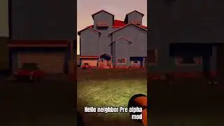 Hello neighbor pre alpha mod #fangame #helloneighbor #gameplay