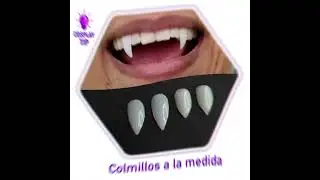 Tutorial 🧛 colmillos baratos y r&aacute;pidos de hacer
