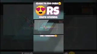 Luckiest RS Crate Opening 😍 #bgmi #pubg #pubgmobile #shorts #short #youtubeshorts #trending #viral