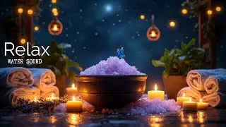 Relaxing Sleep Music 🌿 Spa Piano with Gentle Water Sounds for Stress Relief & Emotional Healing