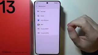 OnePlus 13: как добавить аккаунт Google