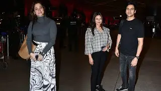 Tamannaah Bhatia and Divyanka Tripathi with Husband Spotted at the Airport