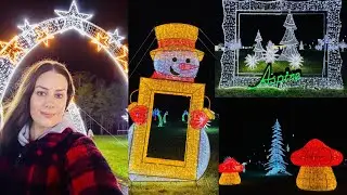 ASPIRE PARK CHRISTMAS LIGHTS! Clinton, TN 🎄 Aspirations in Light holiday lights walking trail ❄️ ☃️