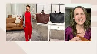 Dooney & Bourke Extra Large Florentine Leather Suzette Tote on QVC