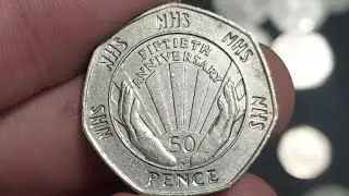 2023 NHS 50P COIN - ARE COIN DESIGNS GETTING WORSE?