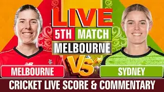 Melbourne Renegades Women vs Sydney Thunder Women Live | Cricket Live Score & Commentary