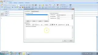 Microsoft outlook signature tutorial