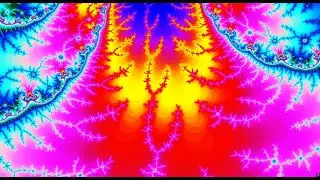 [4K] MANDELBROT FRACTAL DEEP ZOOM - ASMR