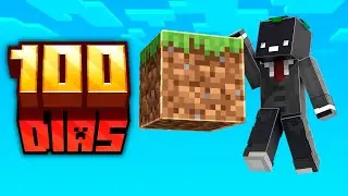 Sobreviv&iacute; 100 D&iacute;as en ONEBLOCK en Minecraft Hardcore