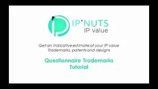 IP'Nuts - IP Value - Questionnaire Trademark Tutorial