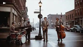 Vintage 50s Funky Playlist | Big Band Jazz | Jazz Funk Vibes for Work, Productivity & Night Drive 🔥