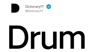 Drum Meaning in English