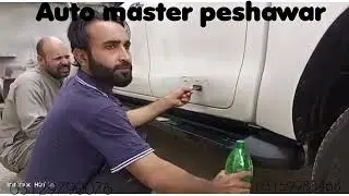 Toyota Revo Hilux Rh Rear Door Dry Dent Repair in Auto Master #mechanicjack #drydenting #toyota