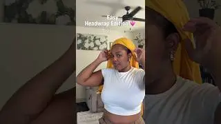 Easy side part Headwrap Style for Locs | Quick Protective Look (Beginner Friendly)#locs #locsstyles