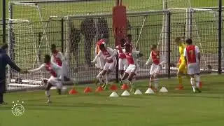 AFC Ajax u15 pre-match warm up | agility