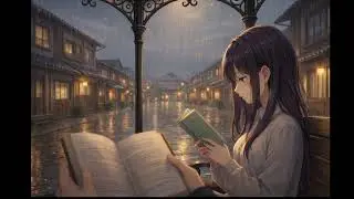 Rainy Bench 🌧️ | Cozy Anime Lofi to Relax, Study & Think