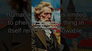 Human knowledge is limited to phenomena the thing in itself remains unknowable