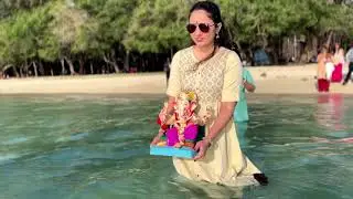 Ganesh Utsav 2024 || Sthapna And Visarjan|| Mauritius || Vrund || Shah Family ||