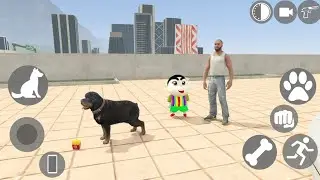 😱 New Dog Adopted in Franklin House - INDIAN BIKE DRIVING 3D