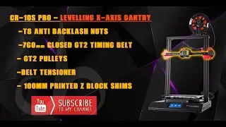 X-Axis Gantry Levelling for Cr-10s Pro