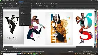 CorelDRAW Tutorial | Text Masking Effect | Typography | Ahsan Sabri