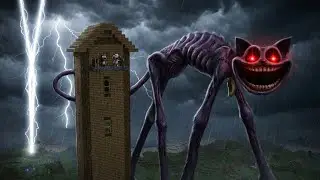 SCARIEST CATNAP ARRIVAL TO ATTACK IN MINECRAFT 😱| minecraft horror gameplay |