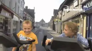 Virtual cycle ride through South Norfolk market towns