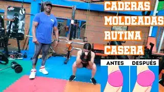 UN SOLO EJERCICIO PARA CADERAS MOLDEADAS EN CASA l RUTINA CASERA