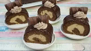 PASTEL / ENROLLADO / BRAZO DE GITANO de CHOCOLATE KINDER / El Rincón de Belén