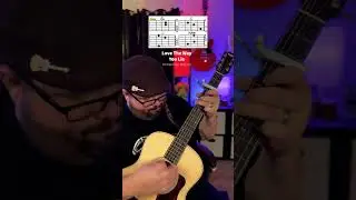 Love The Way You Lie by Eminem, Rihanna Guitar Tutorial Lesson! #guitar #youtubeshorts #shorts