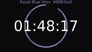 2 Hour Timer | Royal Blue Colour