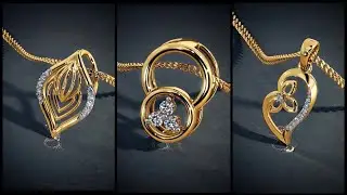 Gold Pendant Design with price and weight