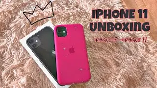 IPHONE 11 BLACK UNBOXING 256GB  + CASINGS || Aesthetic