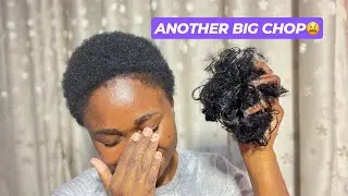 BIG CHOP 2024// Starting my natural hair journey again *Regrets*