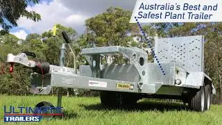 The best small plant trailer in Australia - 2.7T Challenger Beavertail.