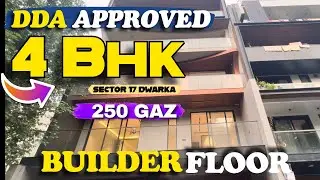 4 BHK Builder Floor For Sale In Dwarka Sector 17 A2 Block | 250 Sq.Yd | Gated Encalev #trending 