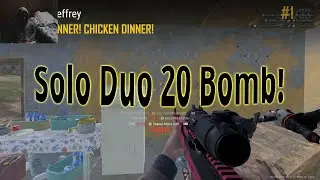 PUBG PS4 Paramo Duo Solo FPP 20 Bomb