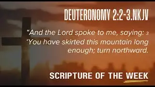 Scripture of the Week (SOTW)/ January 11th 2026 / DEUTERONOMY 2:2-3.NKJV
