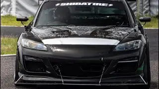 r8 1/11 中山サーキット　rx8 レコード　1分2秒345 r50 シバsタイヤ　9時半