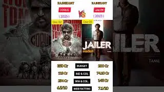 Coolie Vs Jailer Movie Day 02 Box Office Collection Comparison 2025 | #viralvideo #coolie